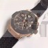 Hublot Big Bang Swiss Automatic Watch-Numeral Hour Markers-Black Rubber Bracelet