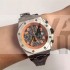 Audemars Piguet Royal Oak Swiss Automatic Watch-Numeral Hour Markers-Leather Bracelet