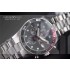 Armani AR5855 High-end Quartz Watch-Black Dial with Dot Markers-Stainless Steel Bracelet