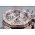 Audemars Piguet Royal Oak 26067 Swiss Automatic Watch-Full Diamonds Bezel-Black Leather Bracelet