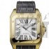 Cartier Santos W20112Y1 Ladies Automatic White Swiss ETA 2824