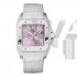 Cartier Santos W20133X8 Ladies Automatic Pink Swiss ETA 2824