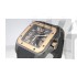  Cartier Santos W2020009 Mens Automatic Black Swiss ETA 2824