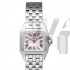 Cartier Santos W25075Z5 Ladies Quartz Pink Swiss ETA Quartz 