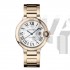 Cartier Ballon Bleu 36MM Swiss Automatic Women Watch Rose Gold M20