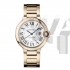 Cartier Ballon Bleu 36MM Swiss Automatic Women Watch Rose Gold M20