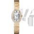 Cartier Baignoire WB520026 Ladies Quartz Silver White Swiss ETA Quartz