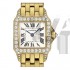 Cartier Santos WF9001Y7 Ladies Quartz Silver Swiss ETA Quartz 
