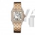 Cartier Santos WF9007Z8 Ladies Quartz Silver Swiss ETA Quartz 