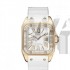 Cartier Santos WM50450M Ladies Automatic White Swiss ETA 2824